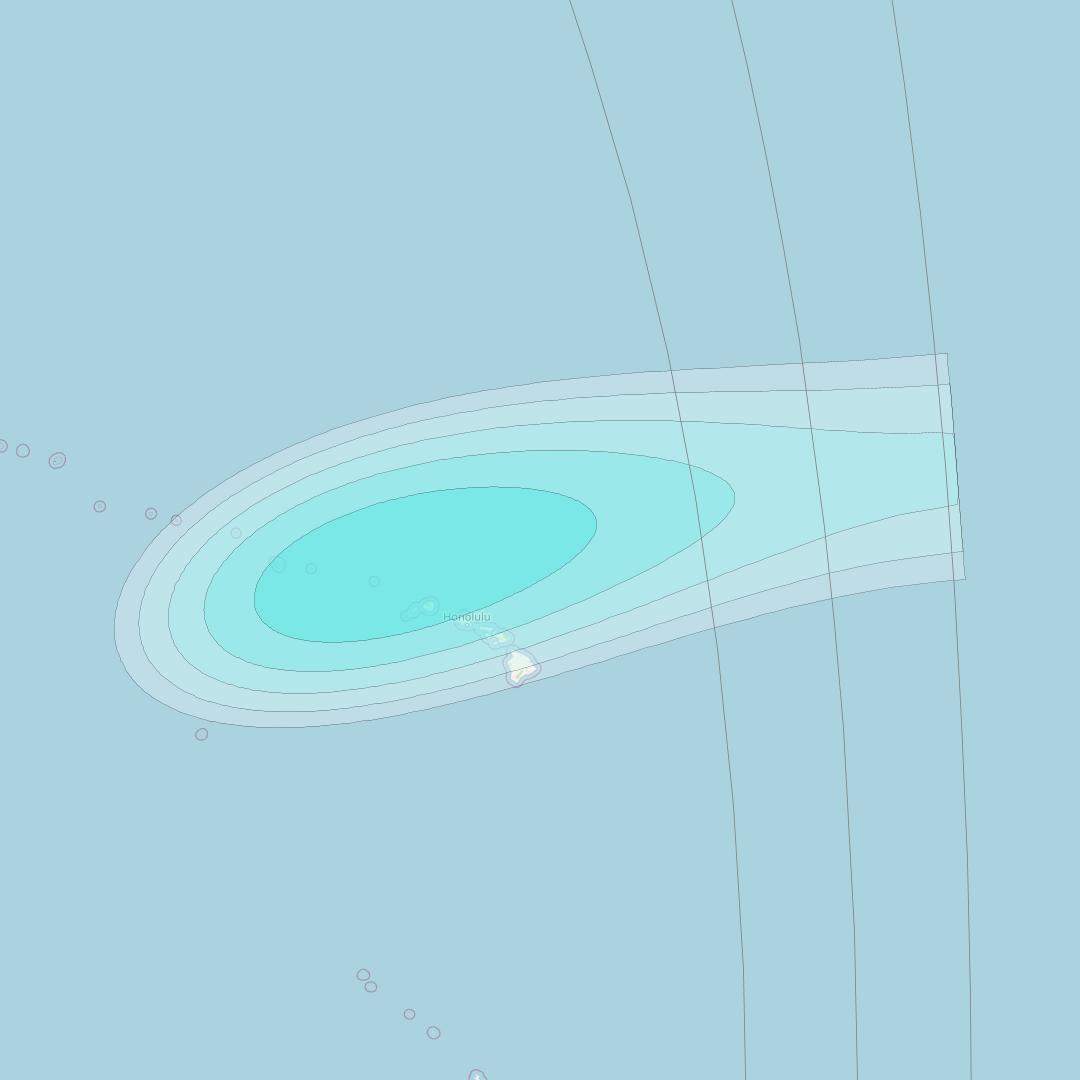 Inmarsat-4F1 at 143° E downlink L-band S186 User Spot beam coverage map