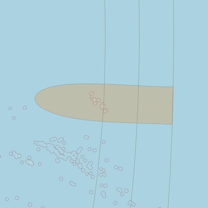 JCSat 1C at 150° E downlink Ka-band S30 (Marquisas/LHCP/B) User Spot beam coverage map